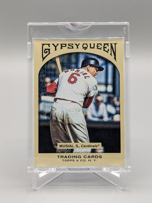 2011 Topps Vault Blank Back Proof #1/1 Gypsy Queen #NNO Stan Musial Cardinals