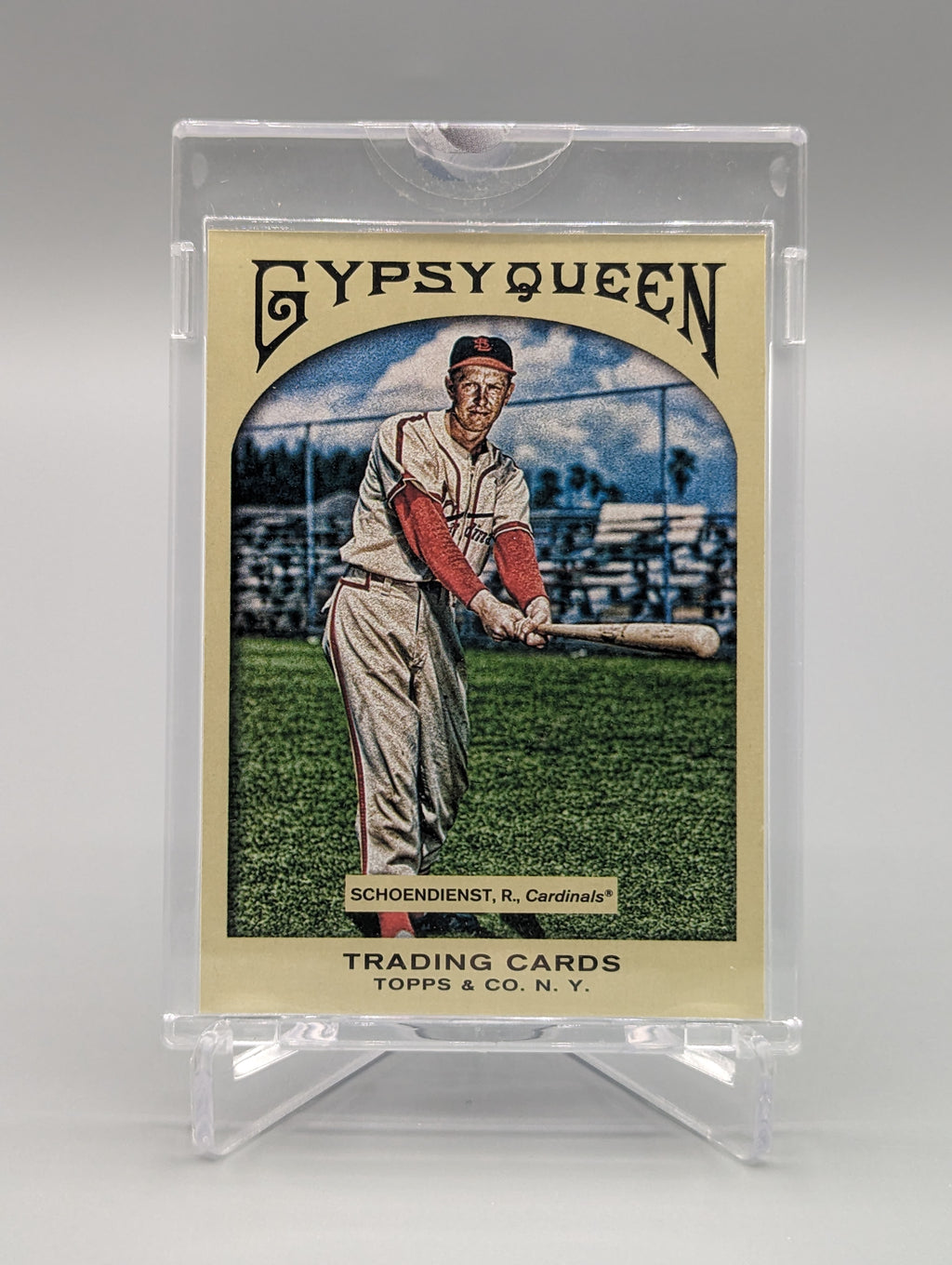 2011 Topps Vault Blank Proof #1/1 Gypsy Queen #NNO Red Schoendienst Cardinals