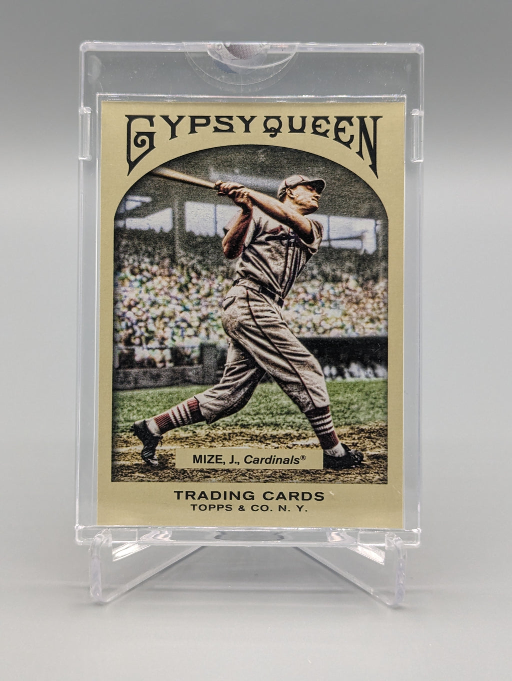 2011 Topps Vault Blank Back Proof #1/1 Gypsy Queen #NNO Johnny Mize Cardinals