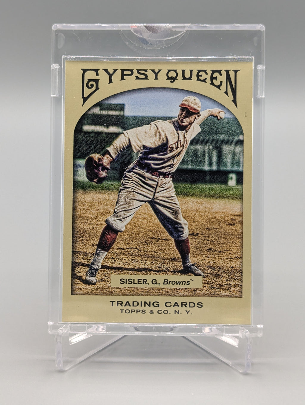 2011 Topps Vault Blank Proof #1/1 Gypsy Queen #NNO George Sisler Browns/Orioles
