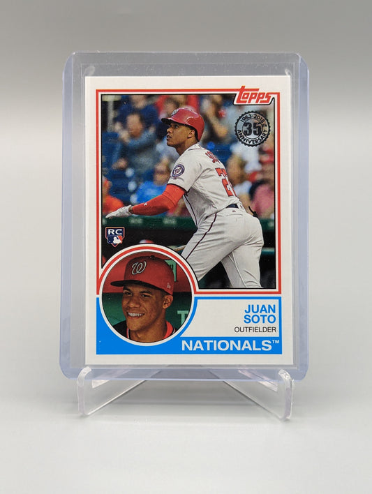 2018 Topps '83 Throwback 35th Anniversary #83-12 Juan Soto RC Nationals