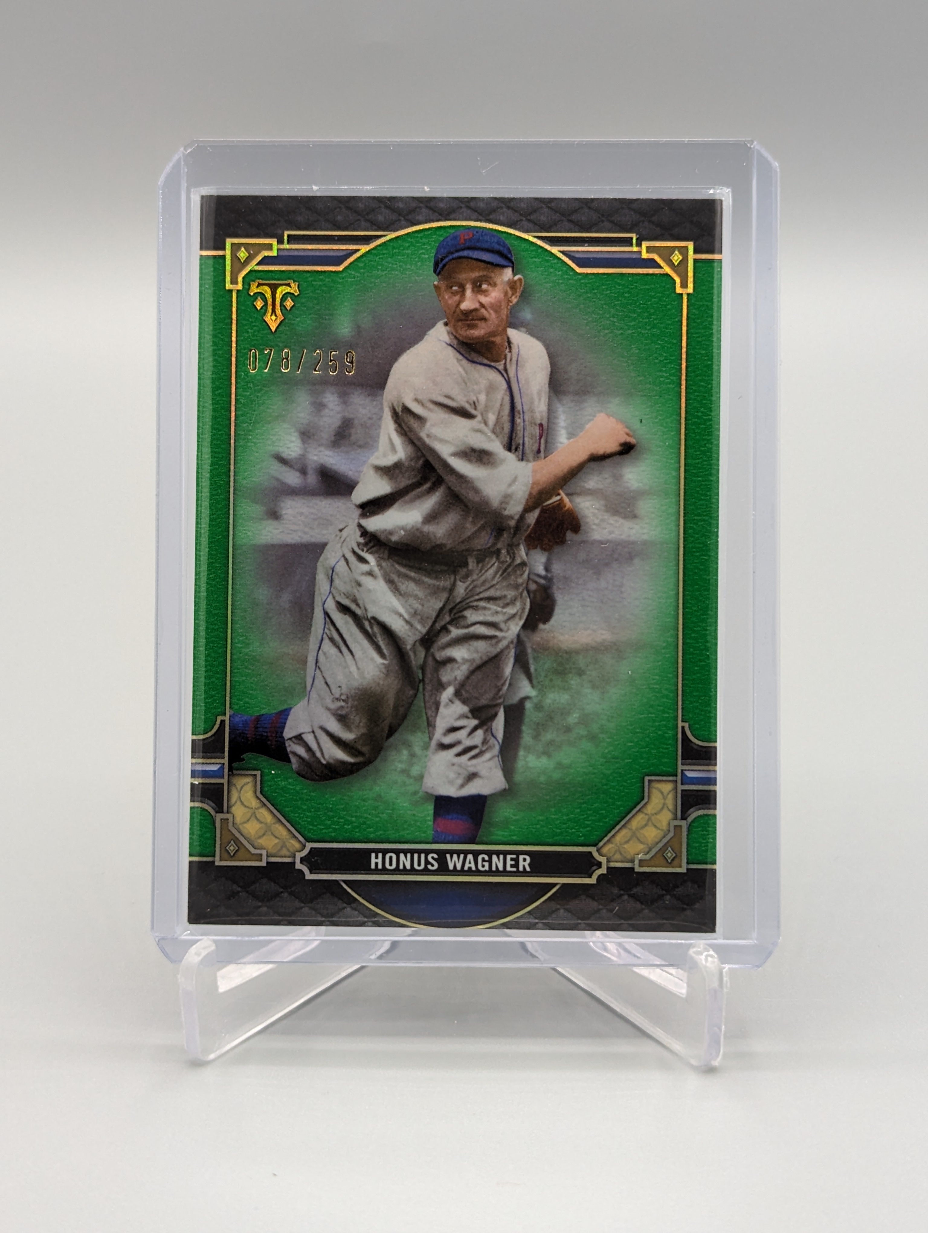 2022 Topps Triple Threads Emerald #79 Honus Wagner #/259 Pirates