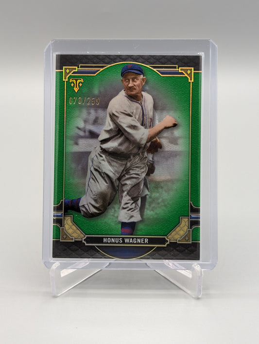 2022 Topps Triple Threads Emerald #79 Honus Wagner #/259 Pirates