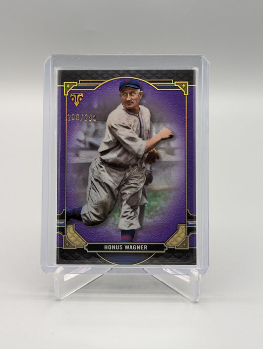 2022 Topps Triple Threads Amethyst #79 Honus Wagner #/299 Pirates