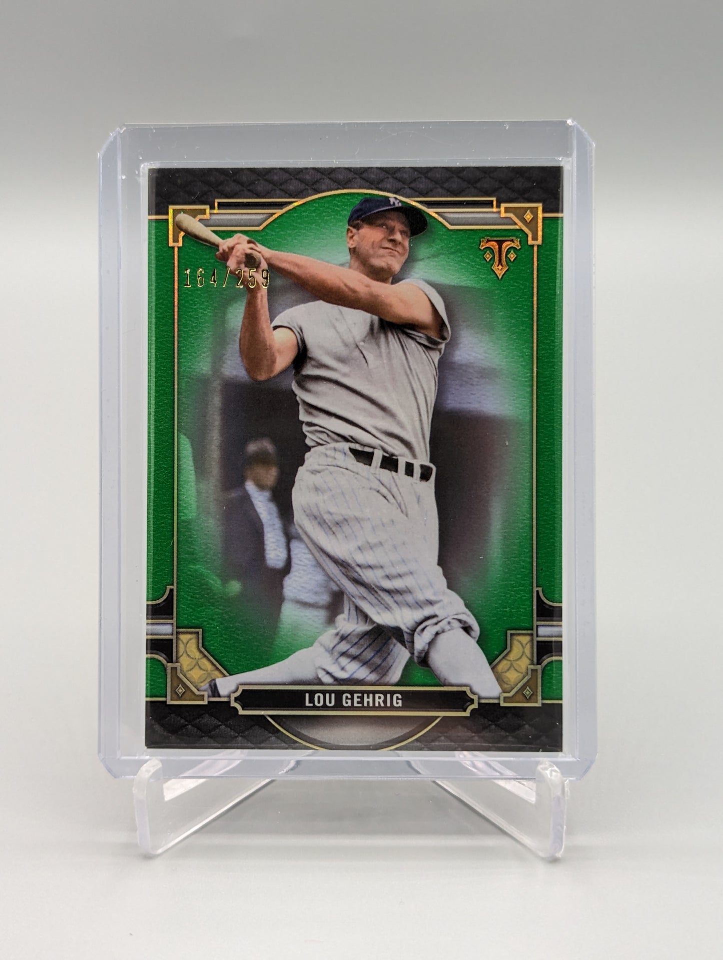 2022 Topps Triple Threads Emerald #18 Lou Gehrig #/259 Yankees