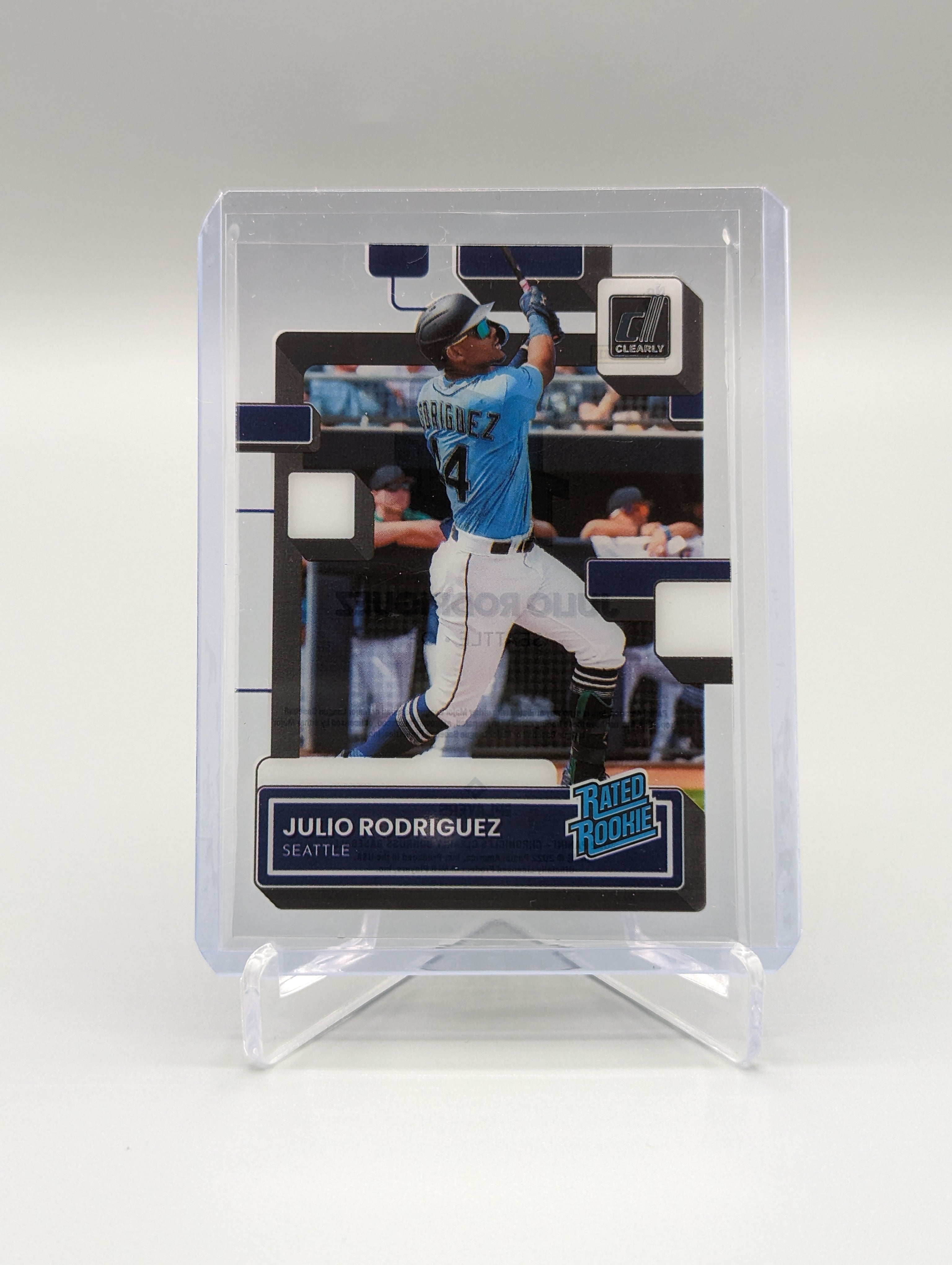 2022 Chronicles Clearly Donruss #72 Julio Rodriguez RC Mariners