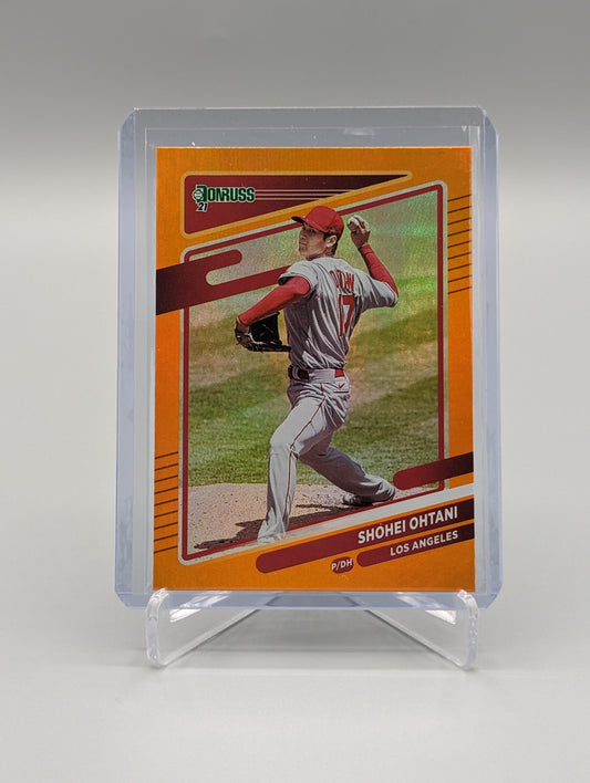 2021 Donruss Halo Orange #199 Shohei Ohtani Angels