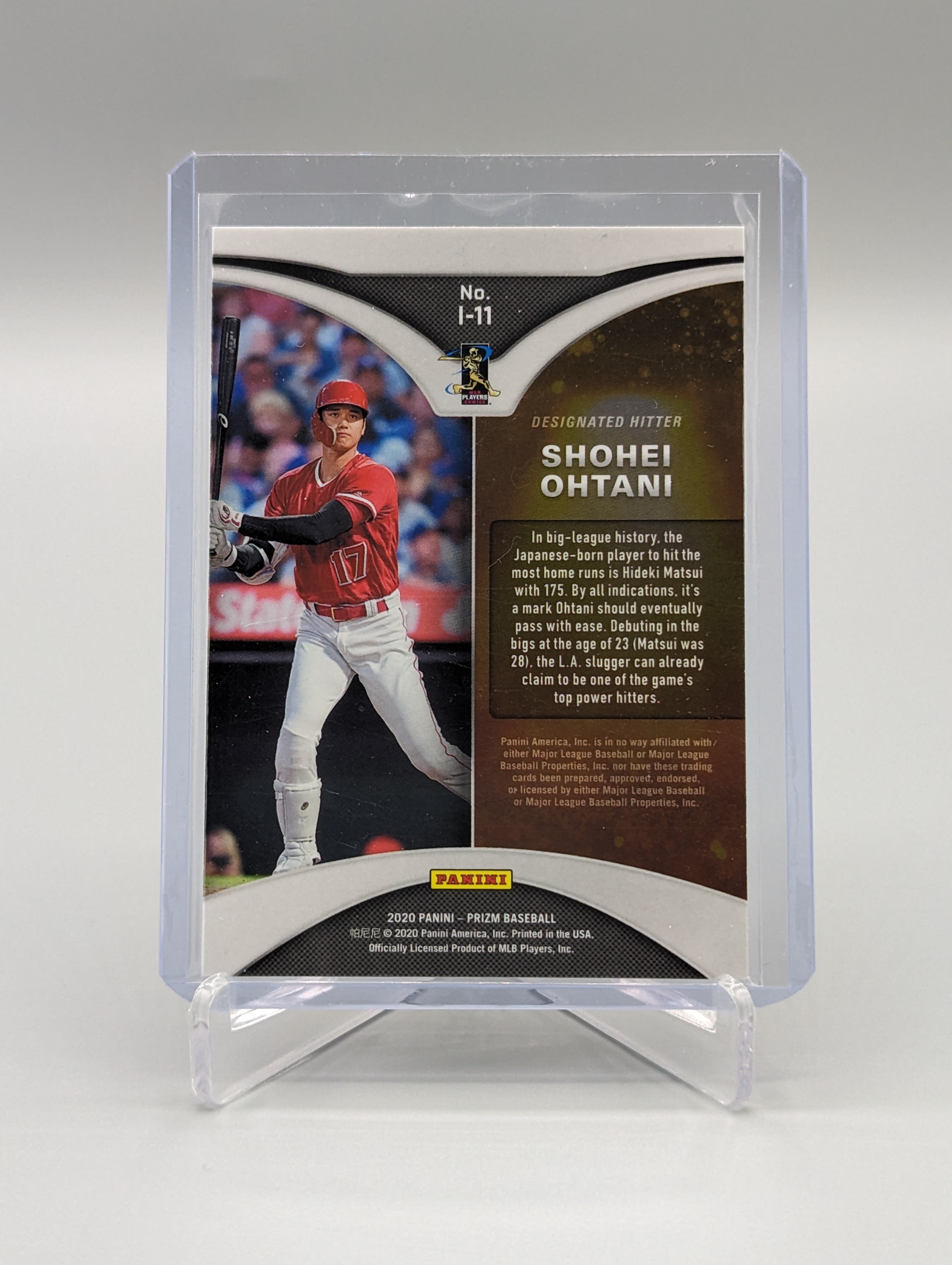 2020 Prizm Illumination #I-11 Shohei Ohtani Angels