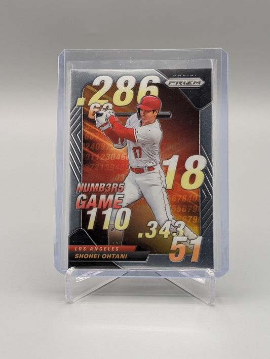 2020 Prizm Numbers Game #NG-8 Shohei Ohtani Angels