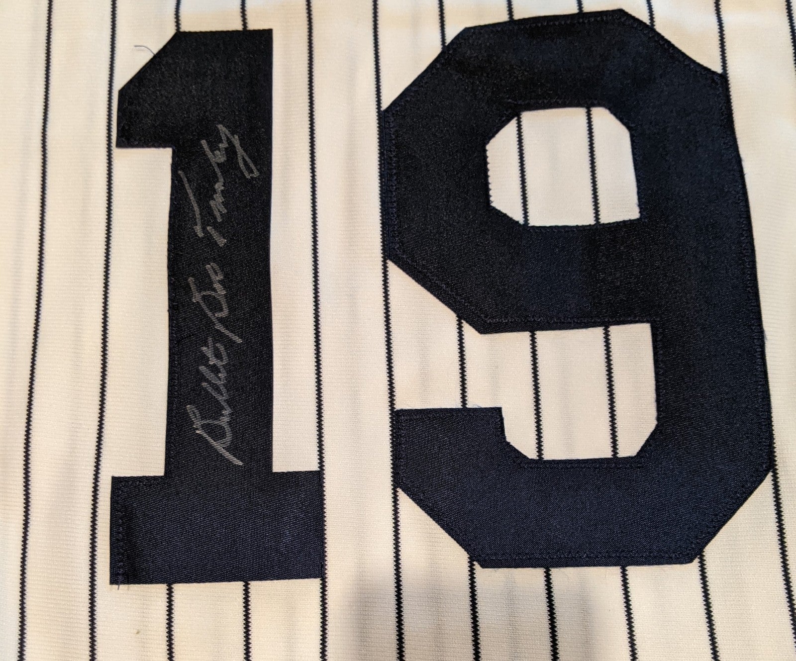 1956 Yankees WS Jersey Auto W. Ford/ R. Terry/D. Larson/B. Turley