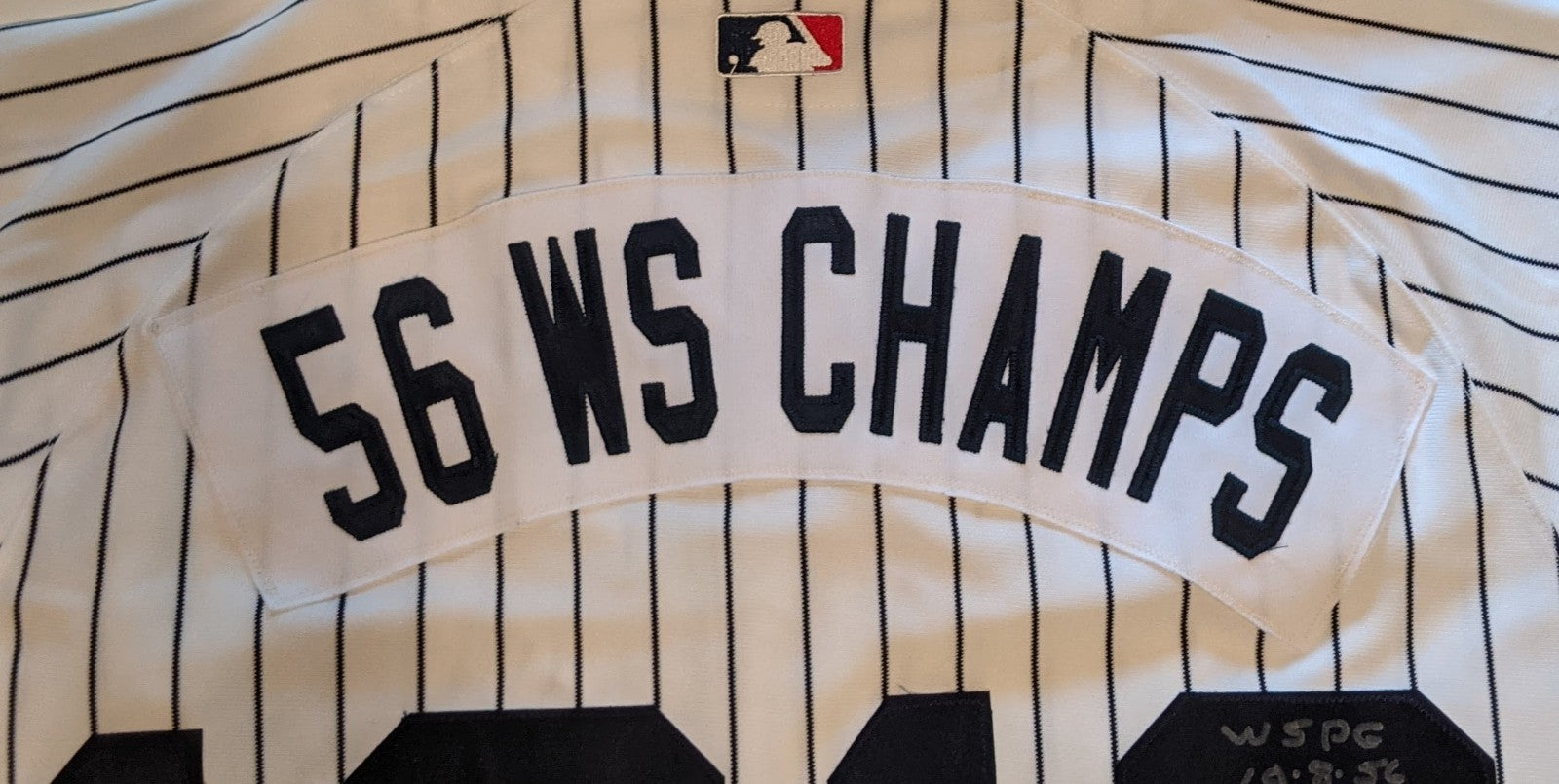 1956 Yankees WS Jersey Auto W. Ford/ R. Terry/D. Larson/B. Turley