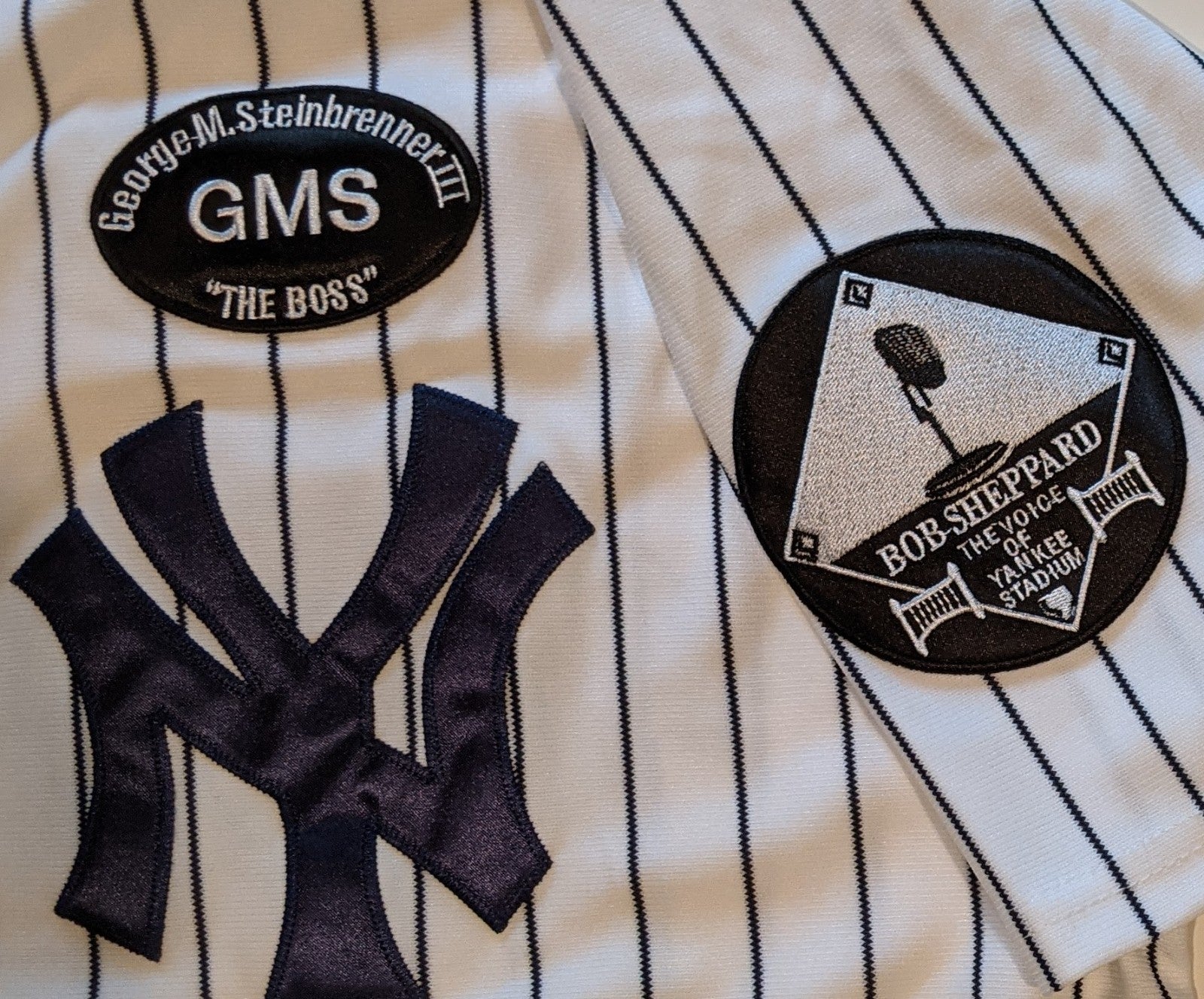 1956 Yankees WS Jersey Auto W. Ford/ R. Terry/D. Larson/B. Turley
